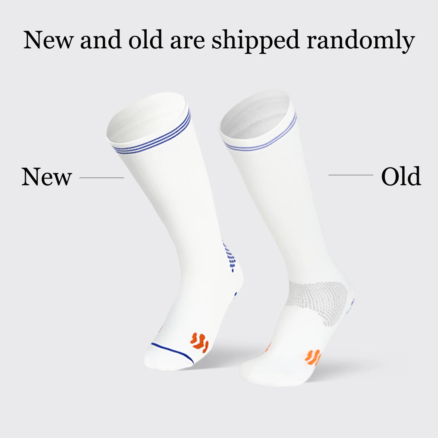 WRELS Sport-Kompressionssocken, stoßdämpfende, rutschfeste Socken für Krampfadern, absorbieren Feuchtigkeit, Schweiß, Laufen, Radfahren, Reisen – Detail 7