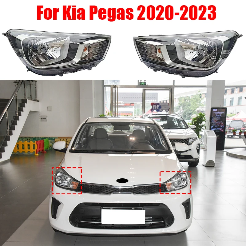 

For Kia Pegas 2023 2022 2021 2020 Headlamp Assembly Headlamp Housing Turn Signal