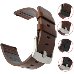 20mm Leather Watch Strap For Amazfit GTS 4/2 GTR Mini Straps For Amazfit GTS/4/3/2/2E Band For Amazfit Bip/S/3/U/U Pro Bracelet