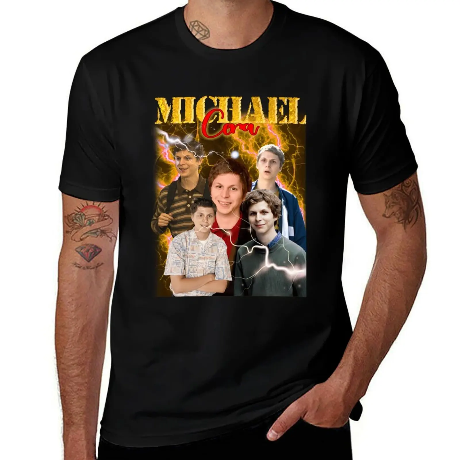 

Michael Cera T-Shirt T-shirts man gifts for boyfriend vintage t shirts oversized fitted t shirts for men