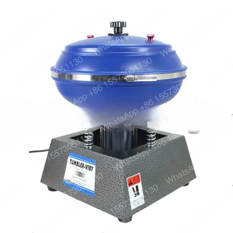 Small and medium-sized vibration polishing machine, drum vibration polishing, jade, stone, agate, jade, copper hardware