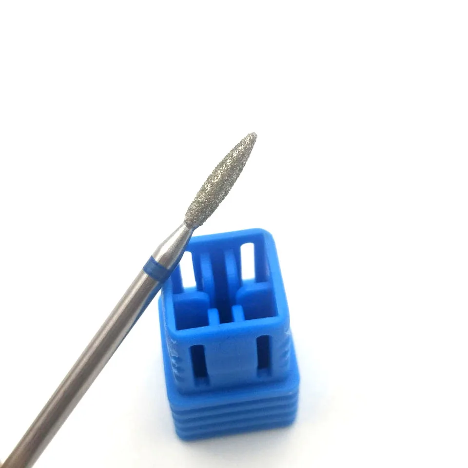 HYTOOS 10 unids/set brocas para uñas cortadores de diamante para manicura cutícula fresa para pedicura accesorios para uñas herramientas