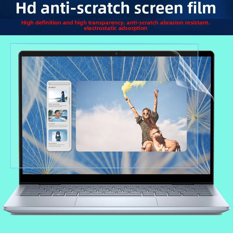 

For 14inch Dell Inspiron 14 2-in-1 7445 7440 silicone keyboard film Touch laptop screen protective film HD anti-blue screen film