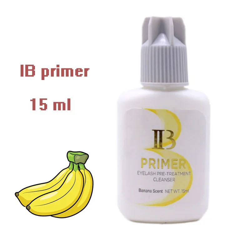 2 Bottles IBeauty Eyelash Primer Banana Spray False Eyelashes Extension 20ml Make Eyelash Glue Stronger Health Lava Lash