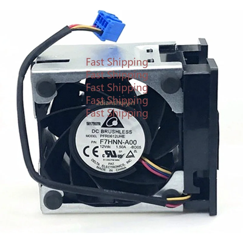 C=01KVPX 1KVPX For Dell PowerEdge R520 Server Cooling Fan Heatsink Cooler Fan Radiator High Quality Replacement Parts 100%