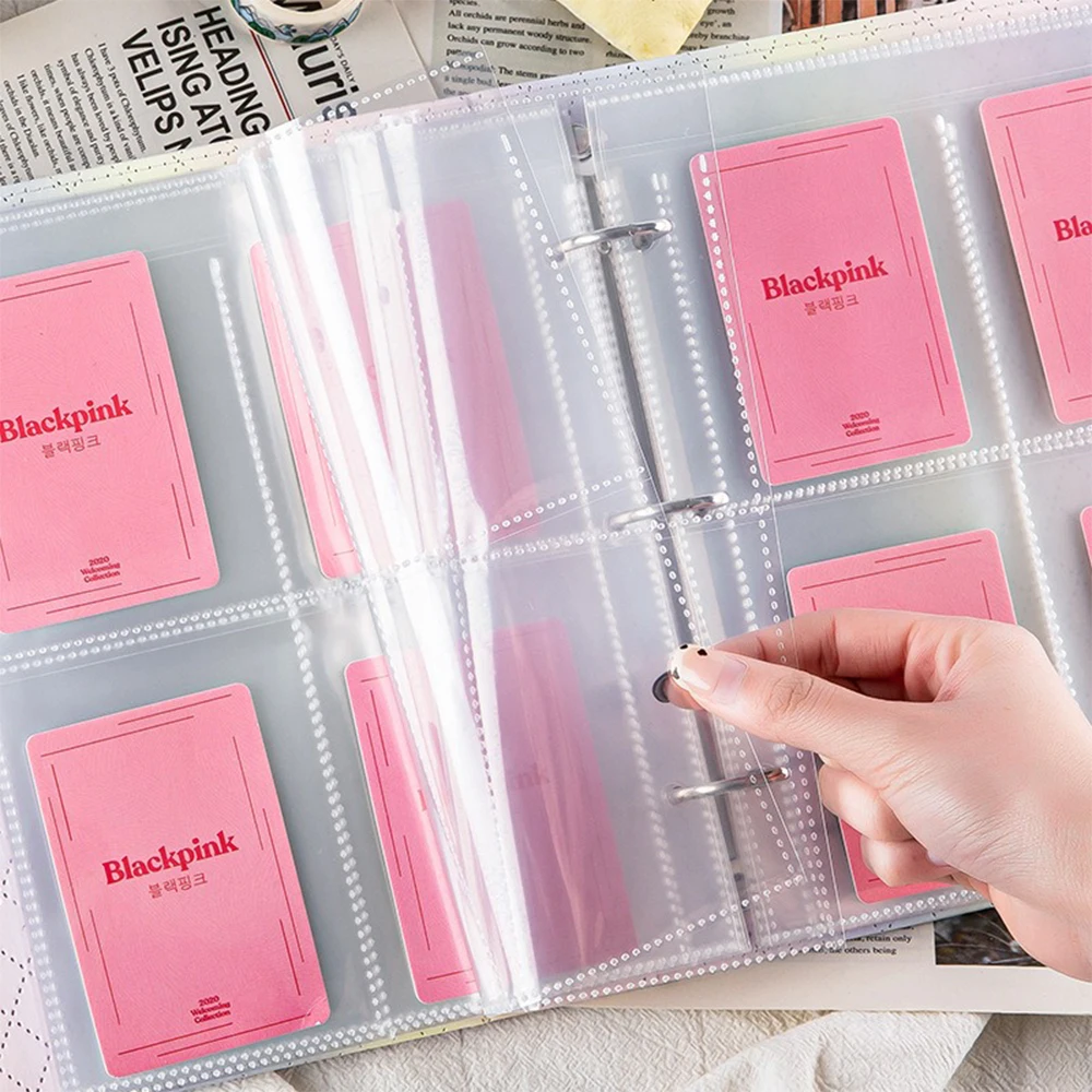 10sheets/pack  A5 1/2/4/6 Pockets 3-Hole Ring Photo Album Binder Refill 4×6 10×15 4R Collector Scrapbook Photocards Notebook