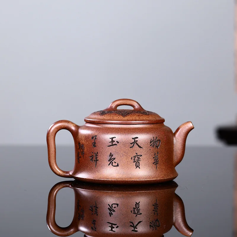 Wholesale Handmade High-End Tea Set Made Of Jadeite With Auspicious Rabbit Motif Crafted By Gaogong Longyao Using Traditional W