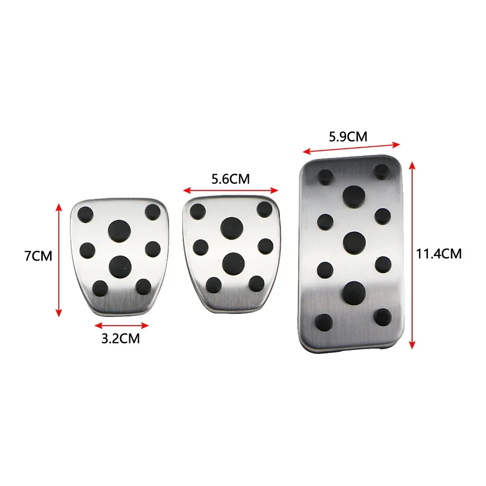 لسوبارو ليجاسي VI 2015 - 2021 Outback BS 2014 - 2021 الدواسات غطاء الدواسة فرامل الغاز مسند القدم وسادة الدواسة الملحقات الداخلية