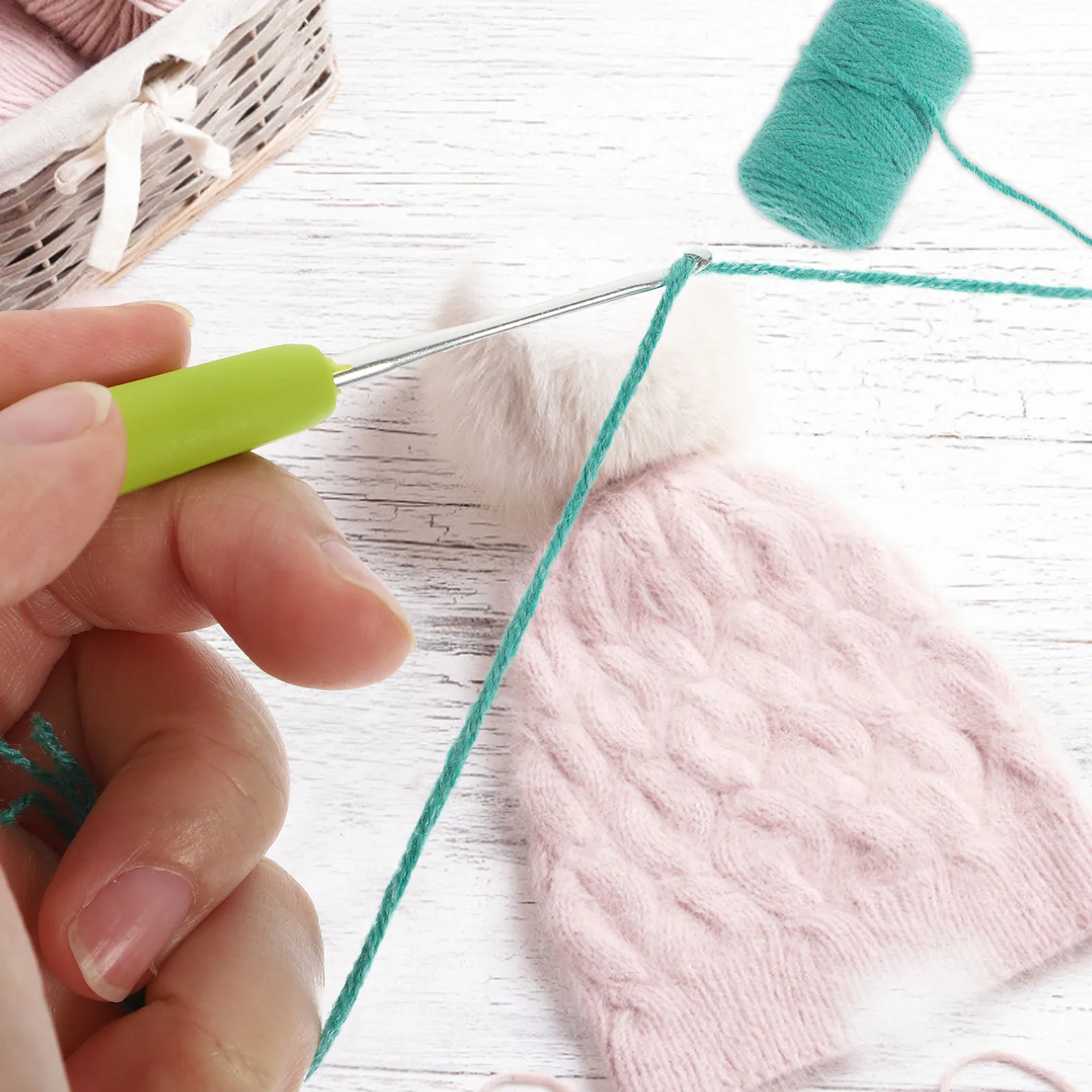 

1 set Crochet Material Kit Dinosaur Egg Set Handmade Diy Decoration Plastic Thread Beginner Kits For Adults Kids Knitting Animal