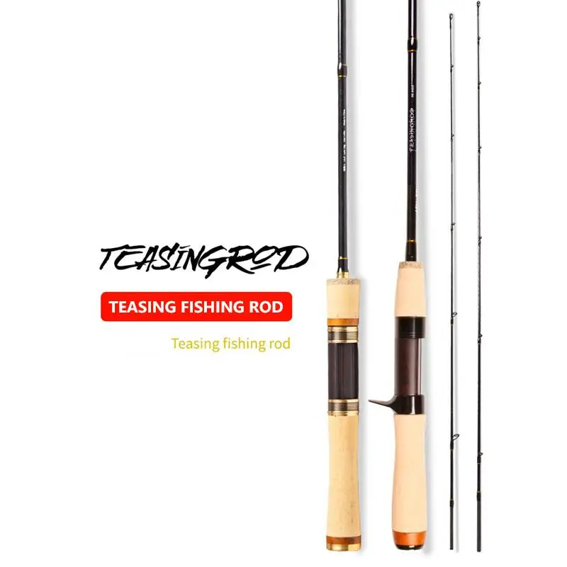 Mavllos TEASING Bass Spinning Angelrute Köder 1-6g Linie 1-5lb Schnelle Aktion Forelle Angelrute Licht Carbon BFS Casting Angelrute