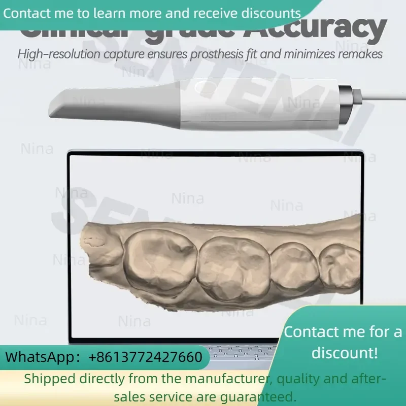 SENTEMEI UP-610-005 Portable Electric 3D Intraoral Scanner CE Certified Universal Plug Class II 1-Year Warranty