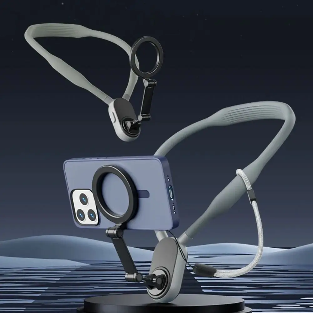 Birinci Görünüm Silikon Manyetik Boyun Montaj Manyetik Hızlı Bırakma Manyetik Telefon Boyun Silikon Sarsıntı Önleyici