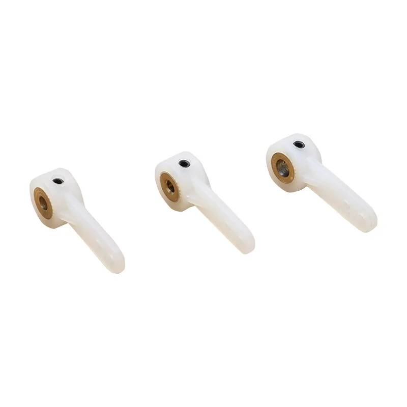 3 pièces bras de direction en Nylon, arbre à bascule trou intérieur 2.6/3.1/4.1MM gouvernail de train d'atterrissage pour bateau/avion RC, bricolage de modèle, accessoires