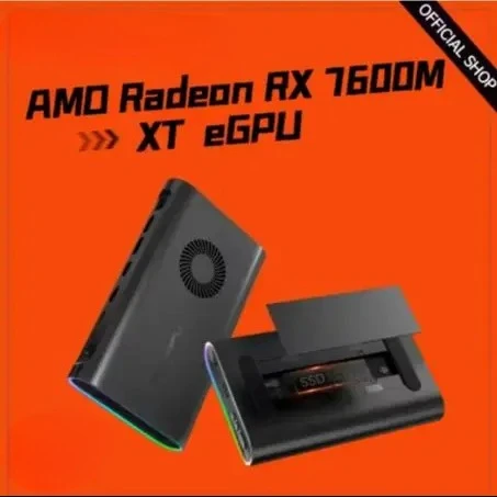 New external graphics card OneXGPU with 8GB GDDR6 memory AMD
