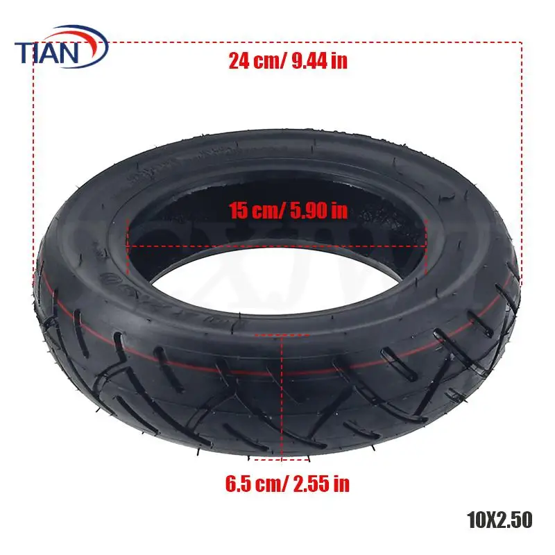 NEW Electric Scooter 10×2.5 Pneumatic Tire Inner Tube Inflatable Tyre For ZERO 10X Dualtron Speedway INOKIM Quick 2 3 4 Tires