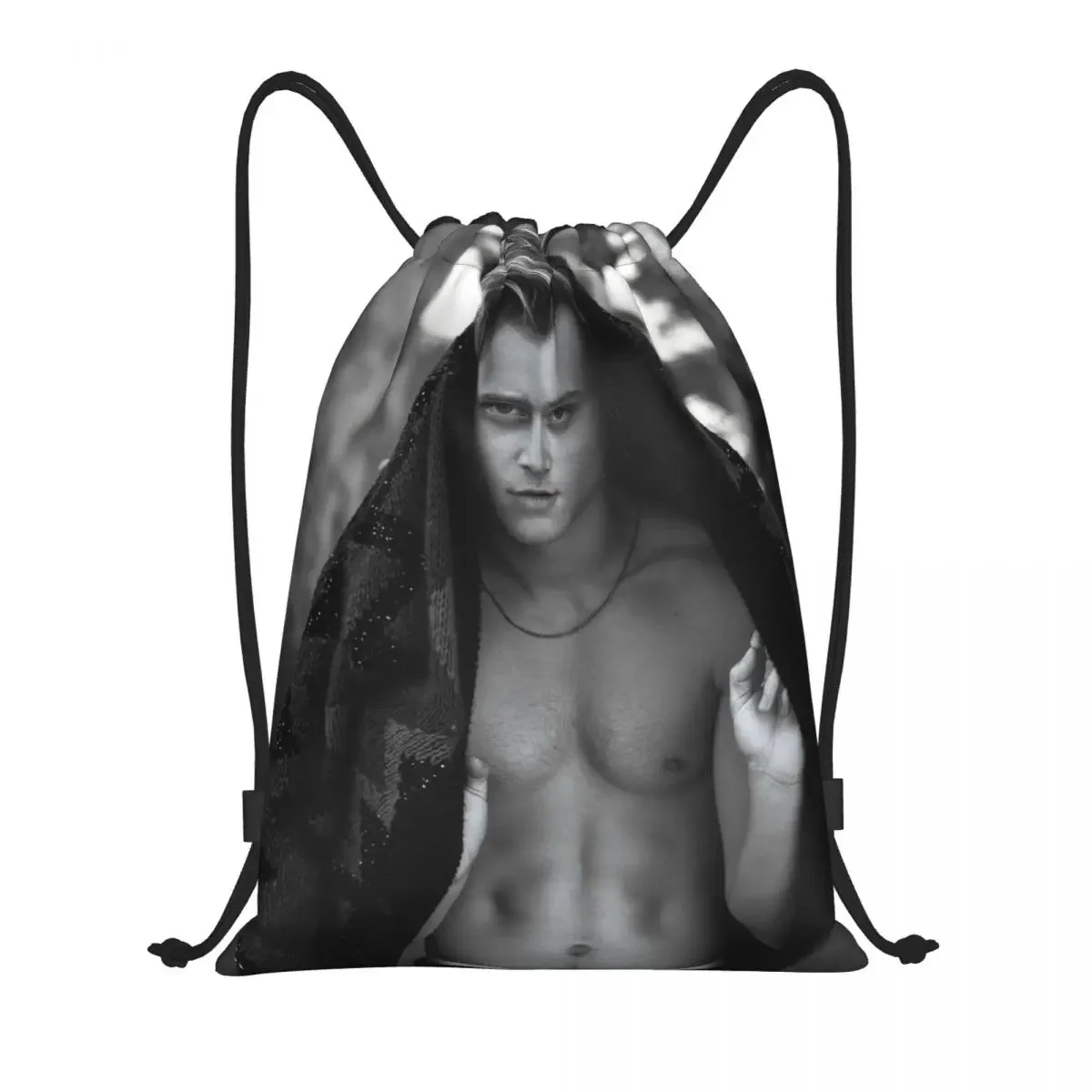 

Изготовленная на заказ сумка на шнурке JJ M-Maybank для тренировок, рюкзаки для йоги, мужские и женские ТВ-сериалы, внешние банки, спортивный рюкзак для спортзала