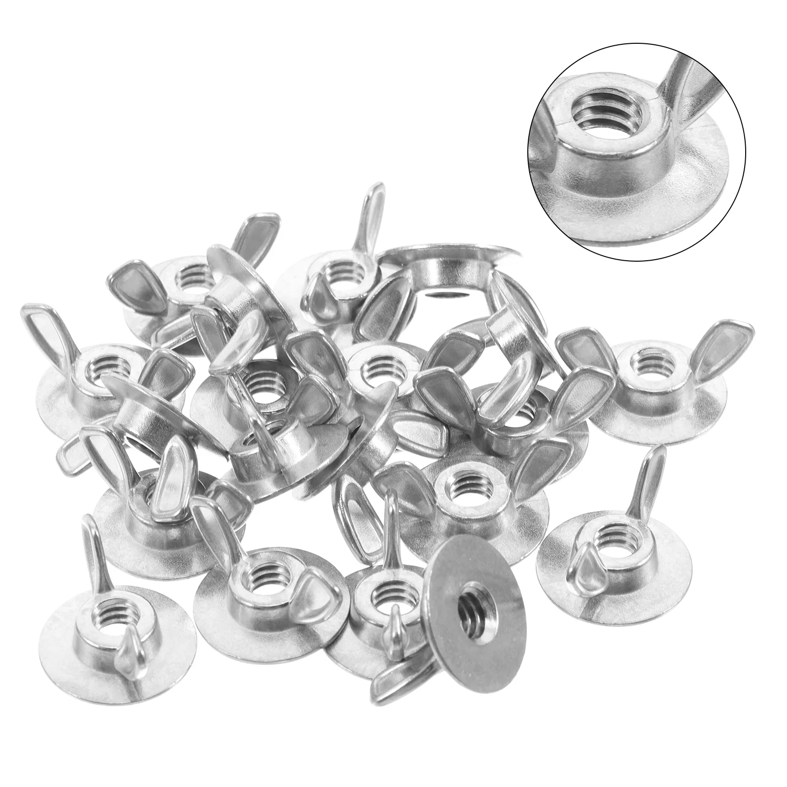 Louver Wing Nuts Shutter Stainless Steel Butterfly Hand Screws Hurricane Hardware Washers Shutters