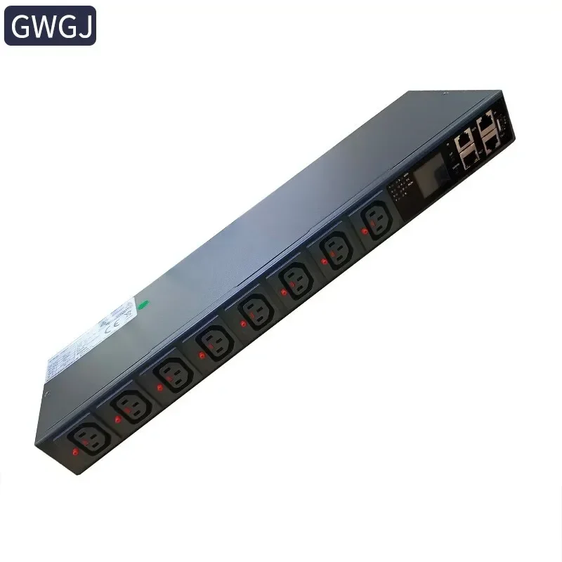 Intelligent PDU cabinet power socket locked C13 8 ports 32A python, C++, Linux, Telnet, SNMP development and programming
