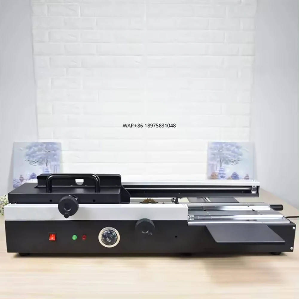 

Desktop Semi Auto Book Glue Perfect Binder Binding Machine