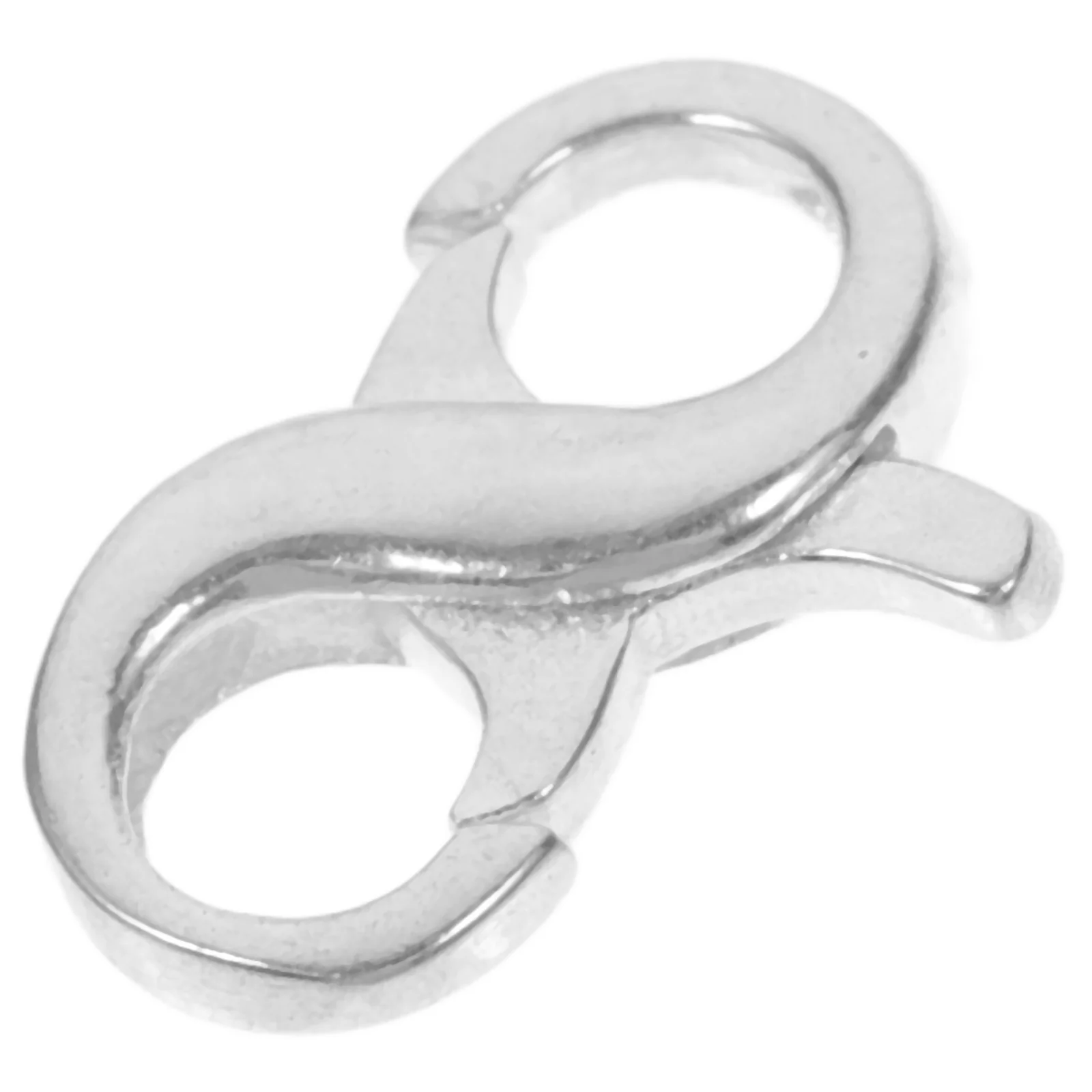 

Sterling Silver Handwoven Jewelry DIY Accessory Double Opening Bracelet Buckle Making Clasps Connector Toddler for