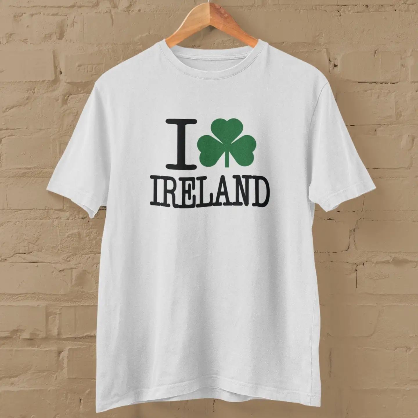 I Love Shamrock Ireland T Shirt Various Sizes and Colours