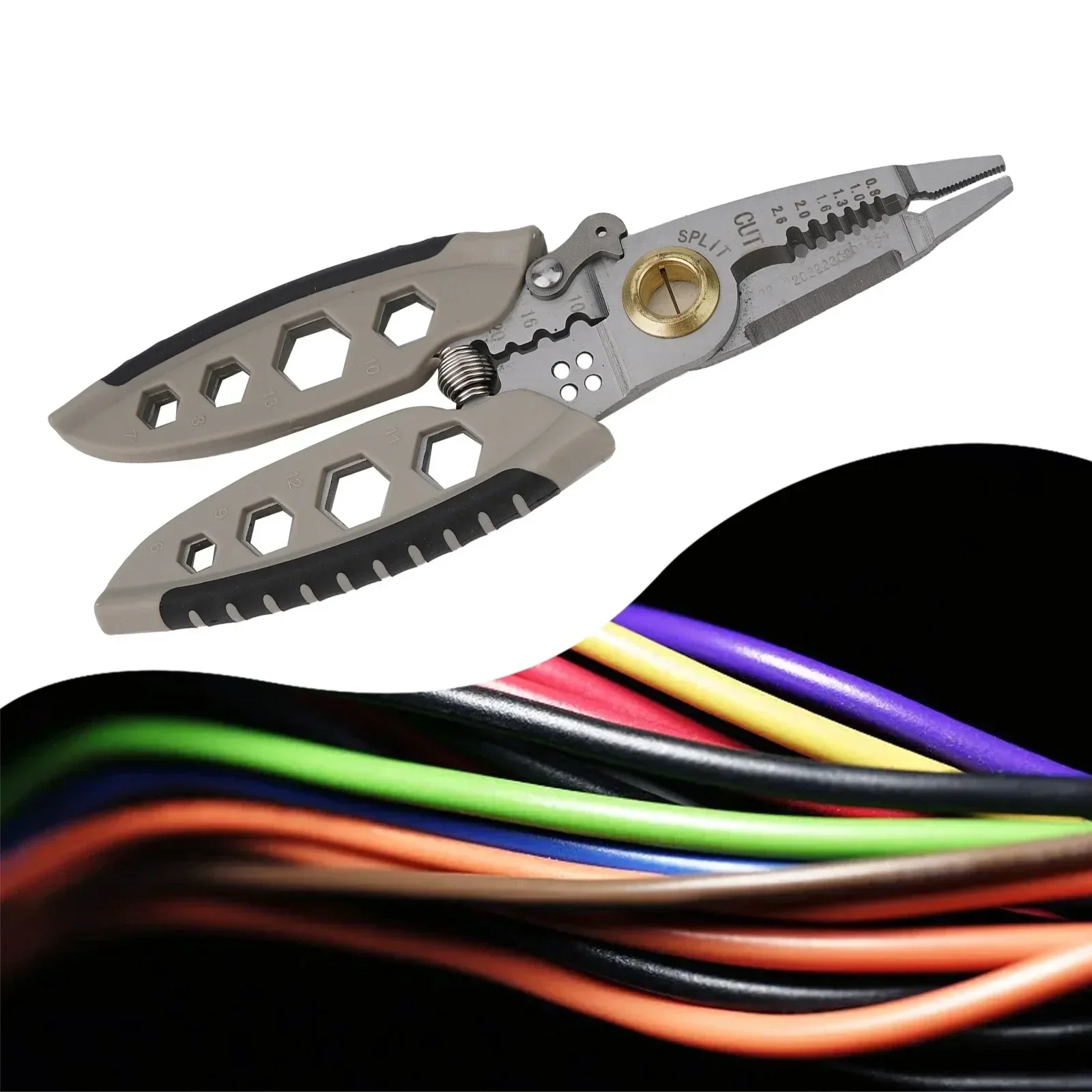 

Tool Wire Stripper 1pc Electrician Crimpe Pliers Ergonomic Design High-Accuracy Metal Multi-functiona Sliver New