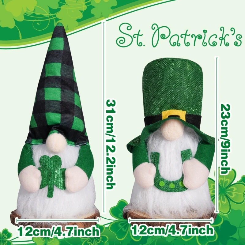 Ornamen Musim Festival Lampu LED Mainan GNOME Patung Tampilan Meja Dekorasi Buatan Tangan Aksesori Desktop Kurcaci 45BE