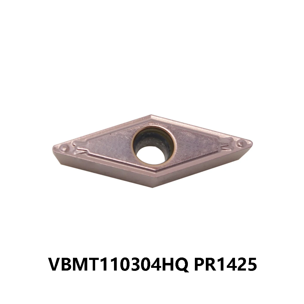 VBMT 110304 VBMT110304 HQ 35° Plates Original VBMT110304HQ PR1425 Carbide Blade Turning Lathe Cutting Tool Machine Holder Shank