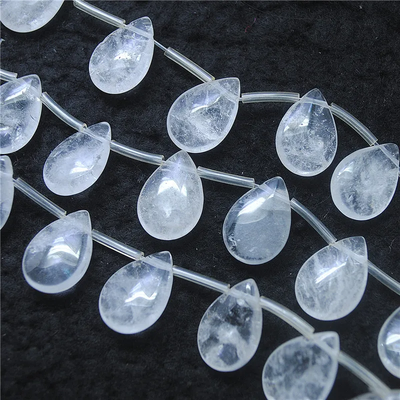 1 Strings Natural Clear Crystal Strands Size 13X18MM 15X20MM DIY Jewelry Accessories Best Quality Loose Beads