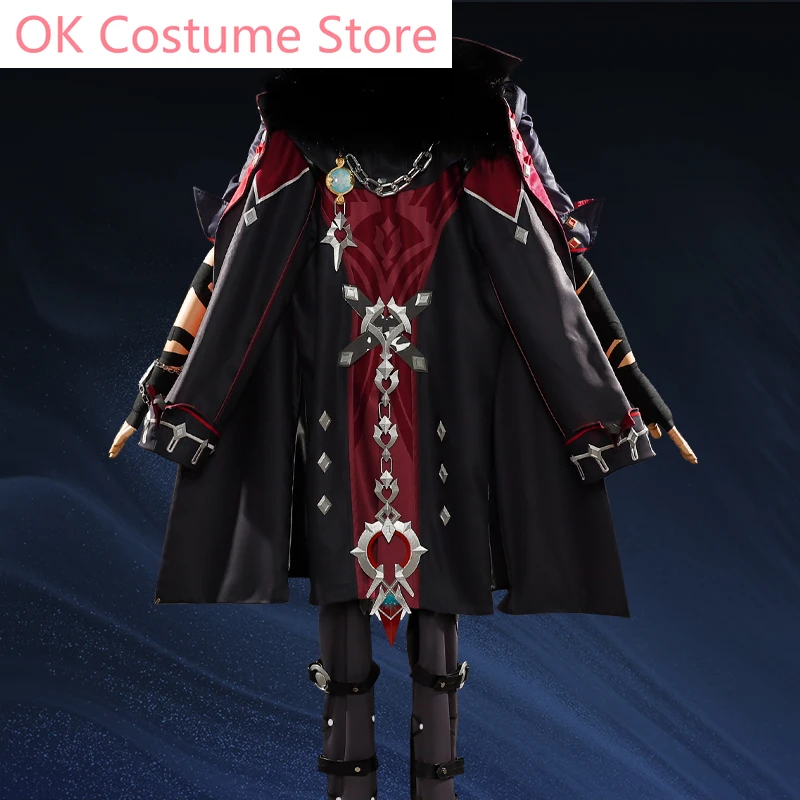 Genshin Impact Wriothesley Game Suit Gorgeous Handsome Uniform Cosplay Costume Halloween Party Role Play Outfit Men