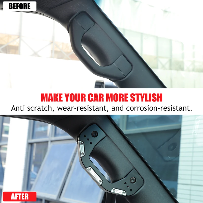 For Toyota Land Cruiser 250 Prado J250 LC250 2024 2025 Car A-pillar Grab Handle Mobile Phone Bracket Modification Accessories