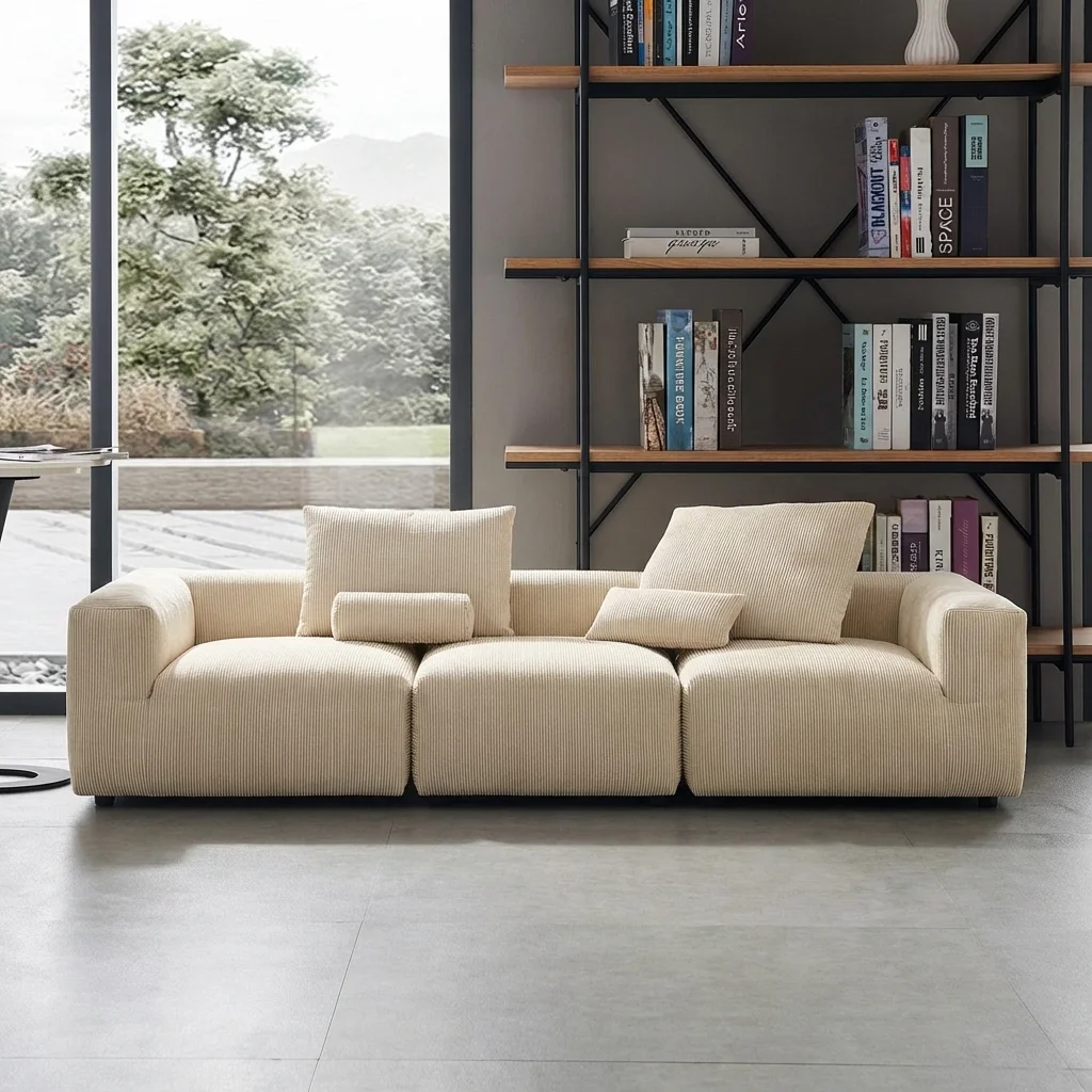 Integrated Design Vacuum Pack Sofa Boneless Sofa Flexible Combination Modern Sectional Sofa