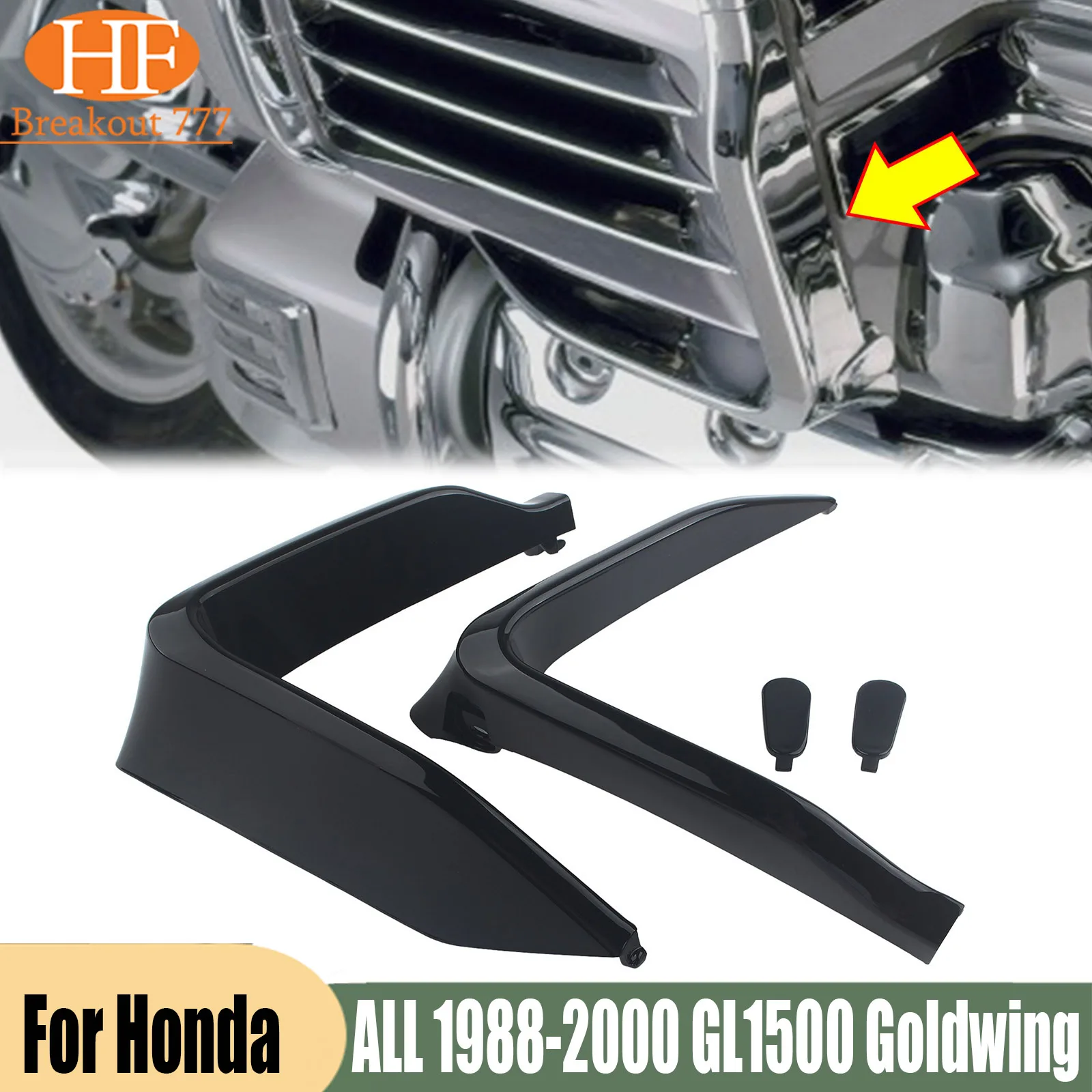 For Honda 1988-2000 GL1500 Goldwing motorcycles Lower Corner Trim Plugs & Lower Edge Trim