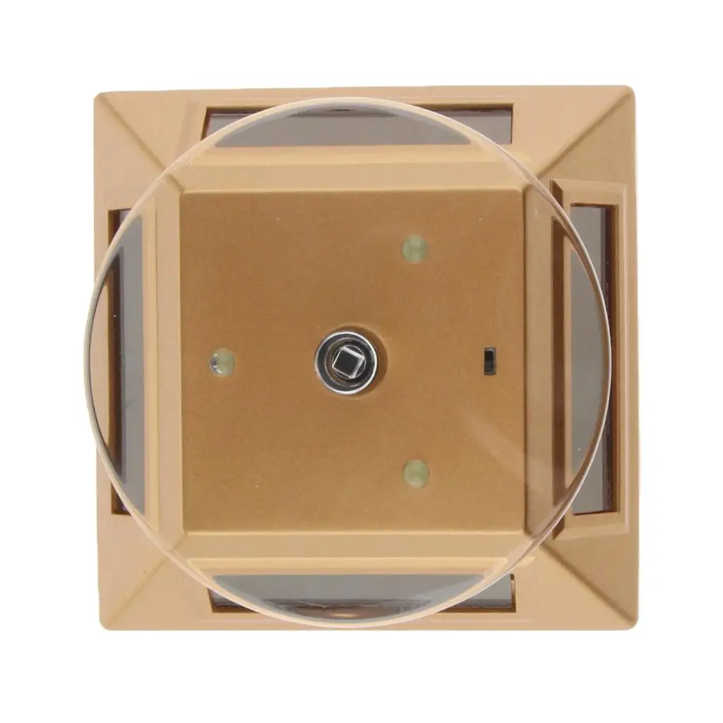 Rotating Jewelry Display Stand Solar Powered 360 Degree Turntable Tray ABS Material for Ring Bracelet Watch