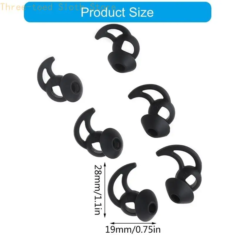 Geräuschisolierung Silikon-Ohrhörer für Bo-se Soundsport Kopfhörer-Ohrstöpsel, weiches Silikon, bequem, E74A – Detail 6