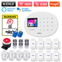 KERUI Home Security Alarm System WiFi GSM Alarm for Home 433MHz Detectors IOS Android Tuya APP Remote Control Anti-theft Alarms