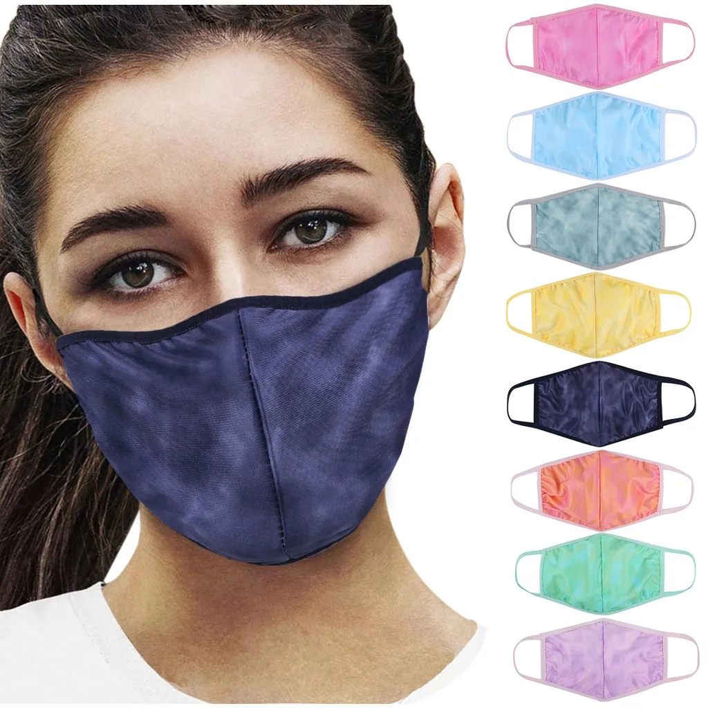 1 Pc Fashion Printing Breathable Protective Face Cover Reuse Mask With A Variety Of Color Options Long-Wear Comfortable Mask