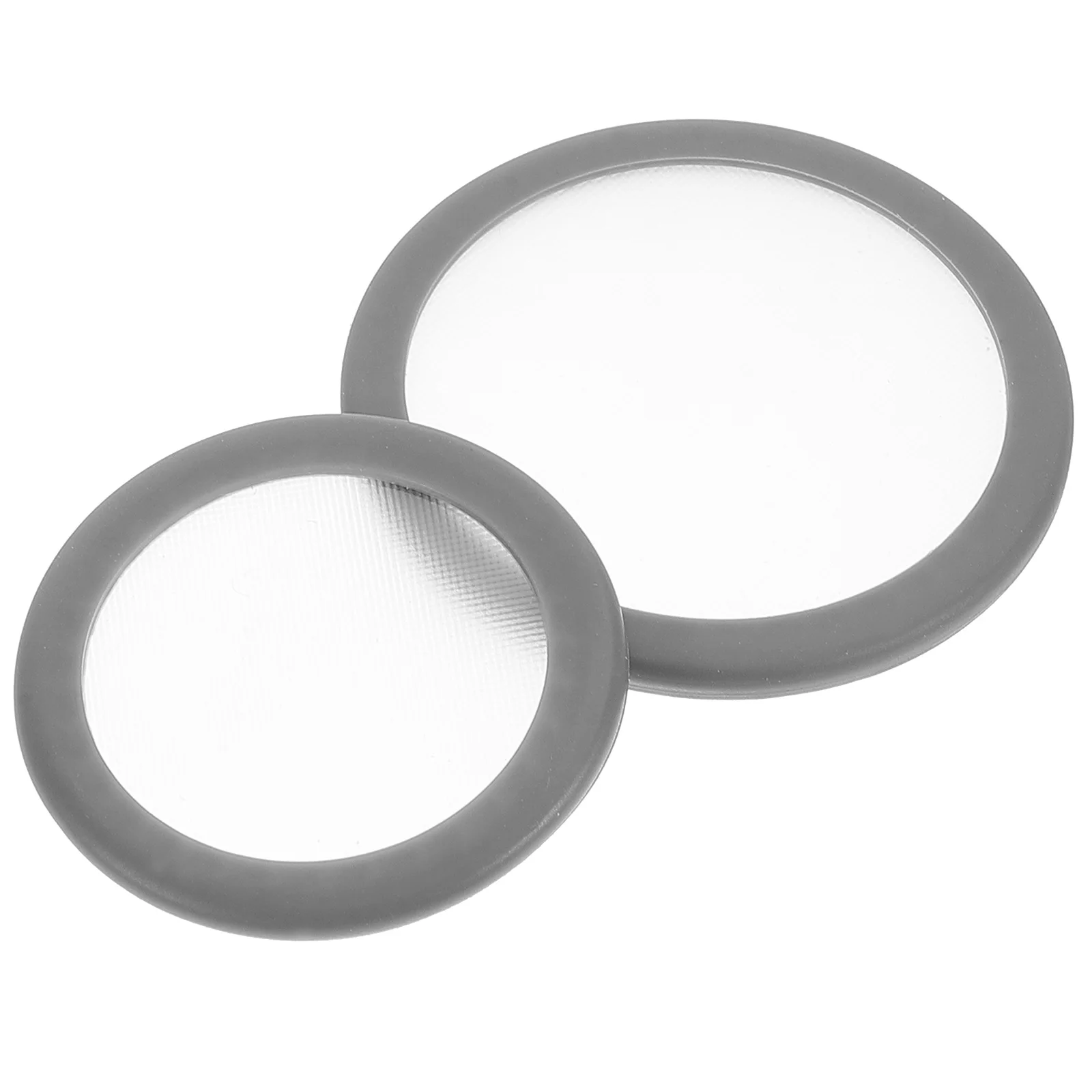 

2 шт., сменная диафрагма для стетоскопа, детский комплект прочных деталей из ПВХ для взрослых, улучшенная передача звука, серые детали