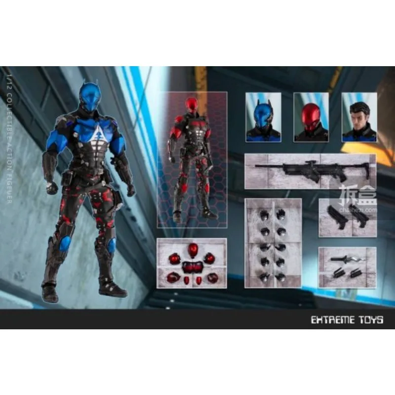 EXTREME TOYS Original 1/12 Finished Movable Doll Dark Night Floating Shadow Batman Anime Action Figure Model Toys Gifts for Boys