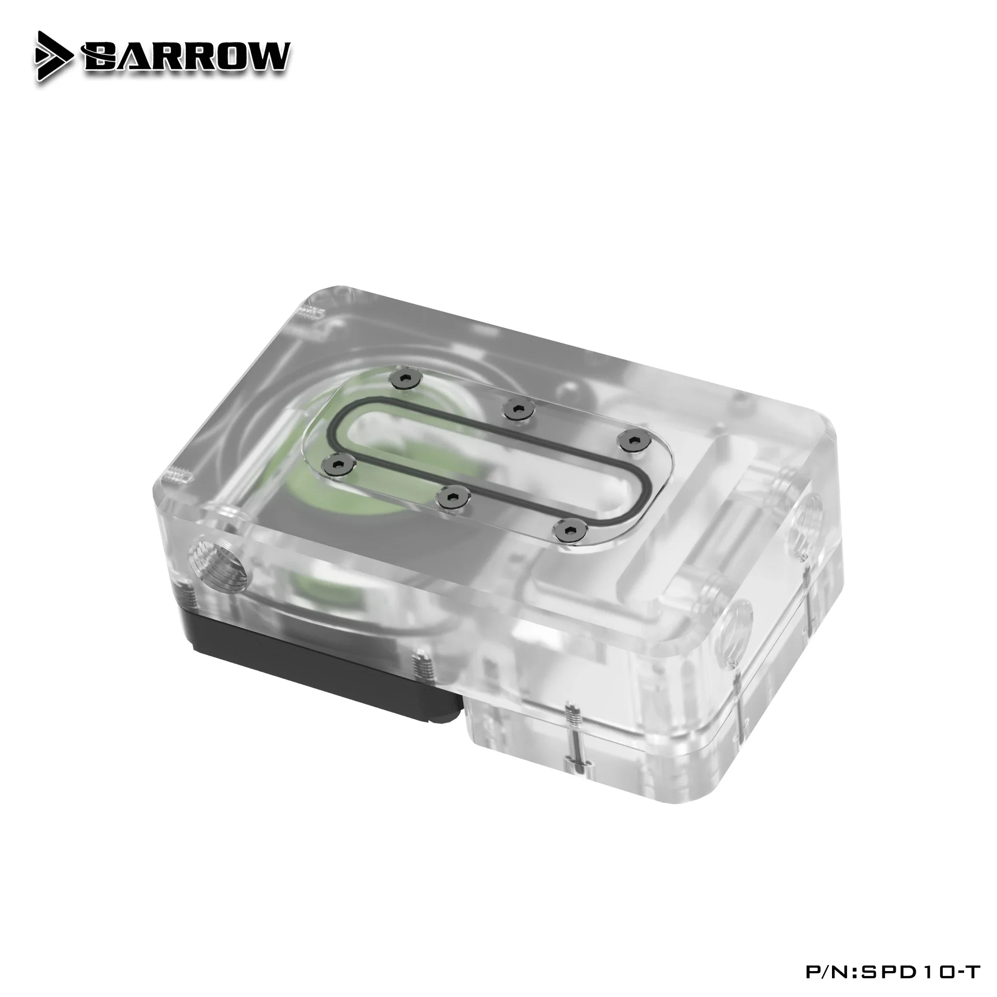 Barrow DC12V 10W PWM Water Cooler Integrated Pump Water Tank for ITX Case MINI Pump Reservoir Water Cooling System SPD10-T