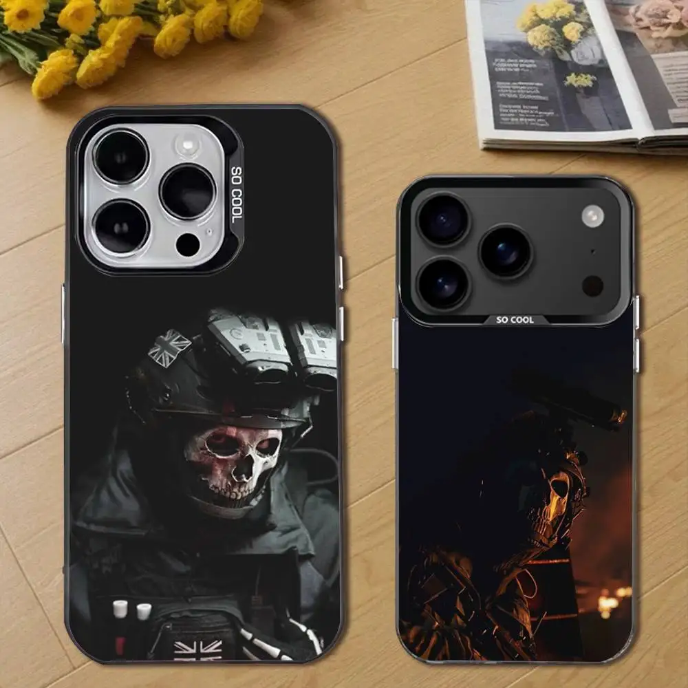 

Game C-Call Of D-Duty 2 Phone Case For iPhone 17,16,15,14,13,12,11,Pro,Max,Plus,E,Air,Mini Black Tpu Cover