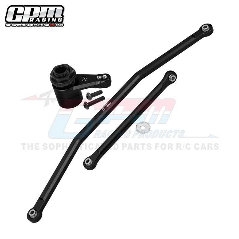 GPM Alloy Front Steering Tie Rods+Alloy 7075 Servo Horn For AXIAL 1/10 RBX10