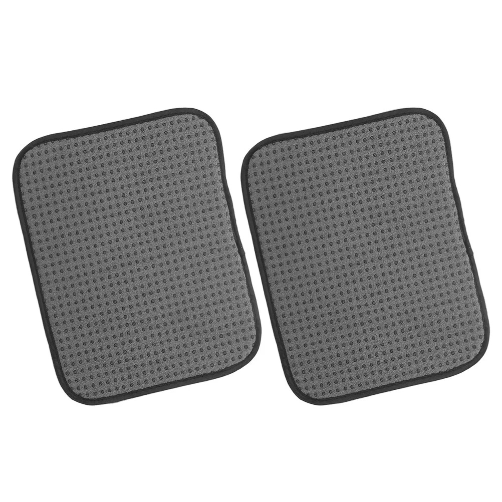 

2 Pcs Bowling Mat Cleanser Ball Sanding Pads Kit Cloth Equipment Rag Polyester Wipes Towel Polishers Bag