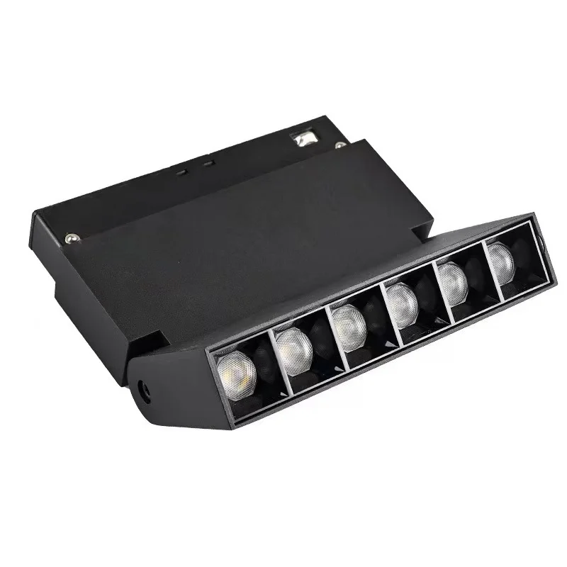 12W 18W 24W LED magnetyczny reflektor szynowy składany reflektor punktowy wpuszczany lampka punktowa wewnętrzna lampka sufitowy DC48V