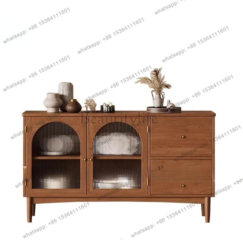 

Средневековый стиль ваби песочно-лиссированный деревянный вход в гостиную, обеденный боковой шкаф для хранения чая, шкаф-ведро