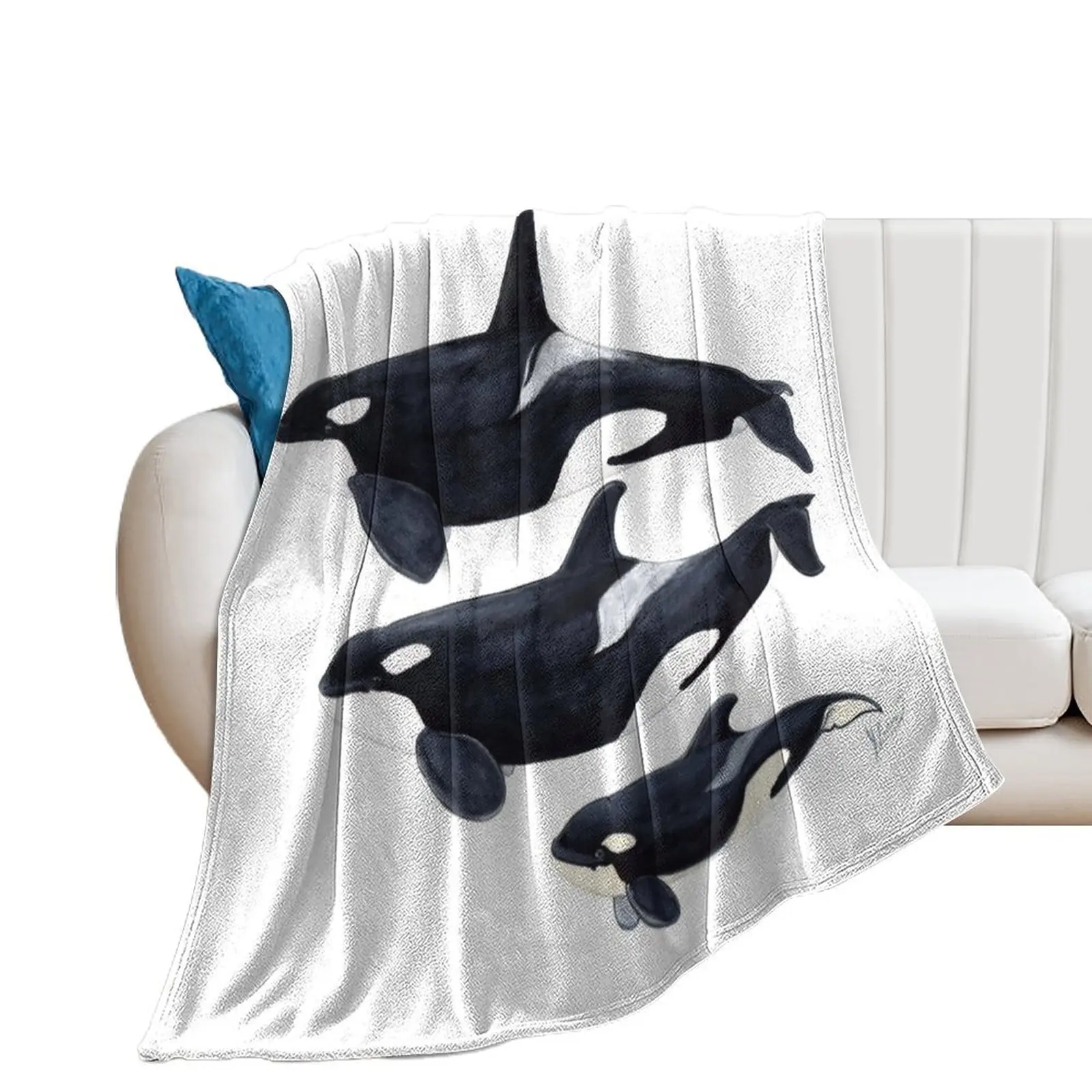 

Orca Throw Blanket Single for sofa Blankets