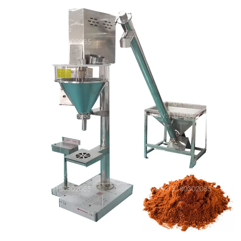 304 Stainless Steel Food Industry CE Approved Spice Powder Auger Filler Filling Machine