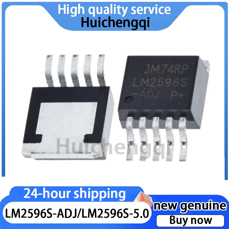10PCS LM2596S-ADJ LM2596S-5.0 TO-263 Switch Mode Voltage Regulator Chip