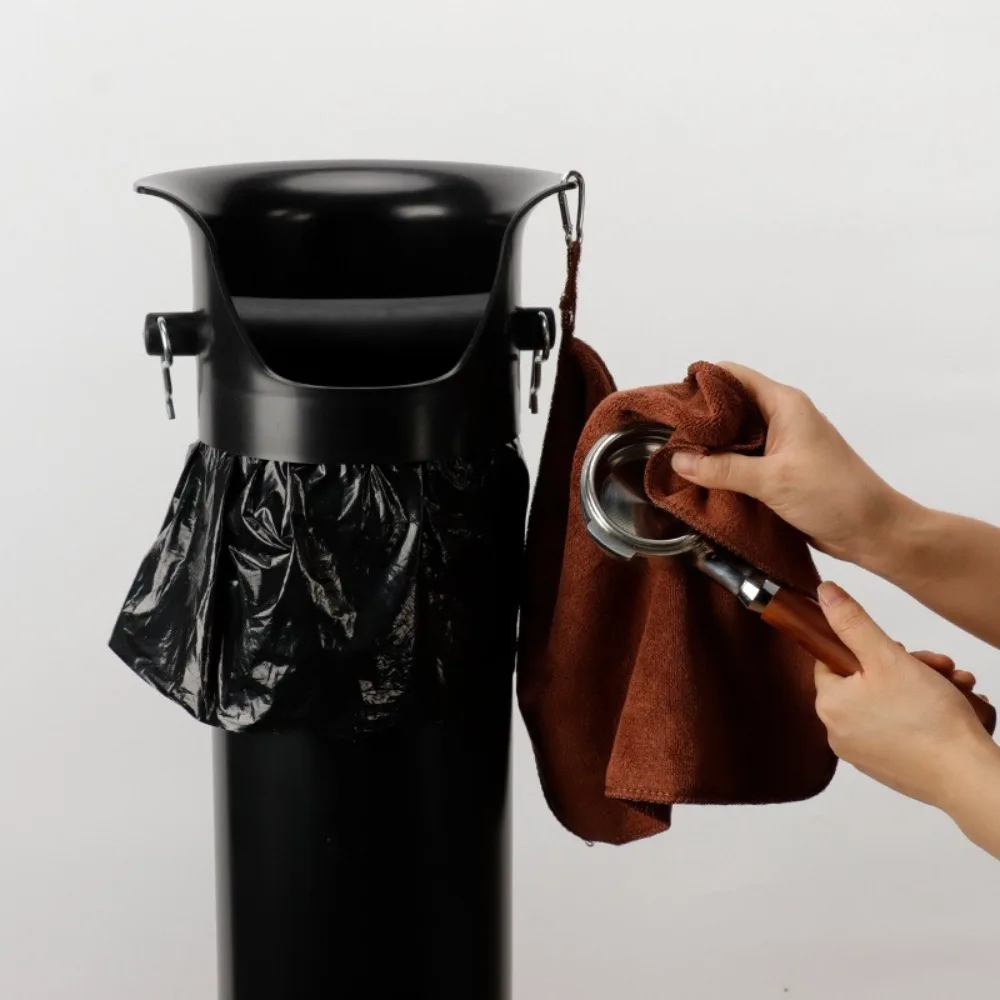 

Large Capacity Coffee Knock Box Vertical Removable Lid Coffee Crusher Container Easy To Clean Detachable Coffee Grounds Bucket