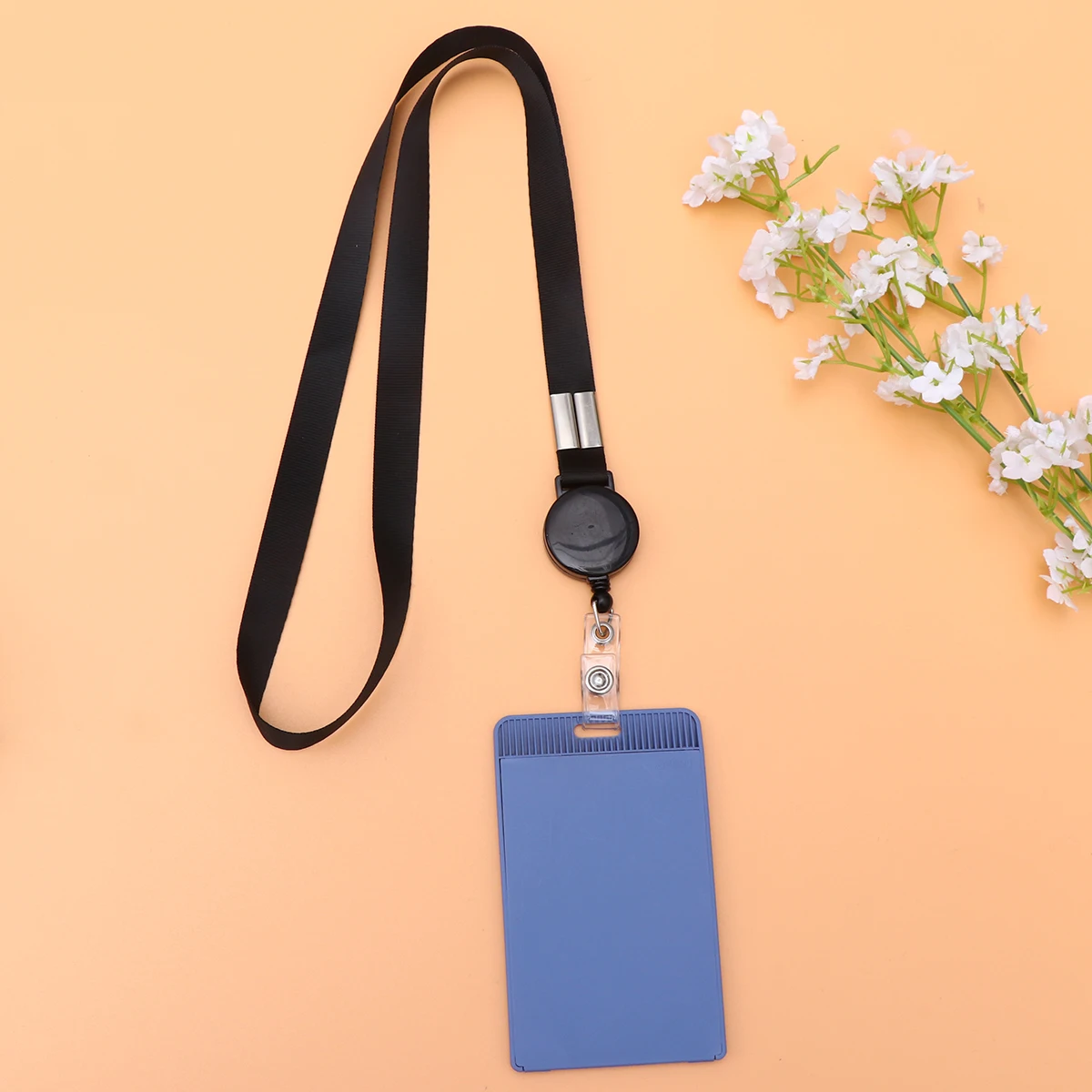 

4pcs Badge Neck Strap Comfortable Work Permit Holder Material Badge Lanyard Referees Students